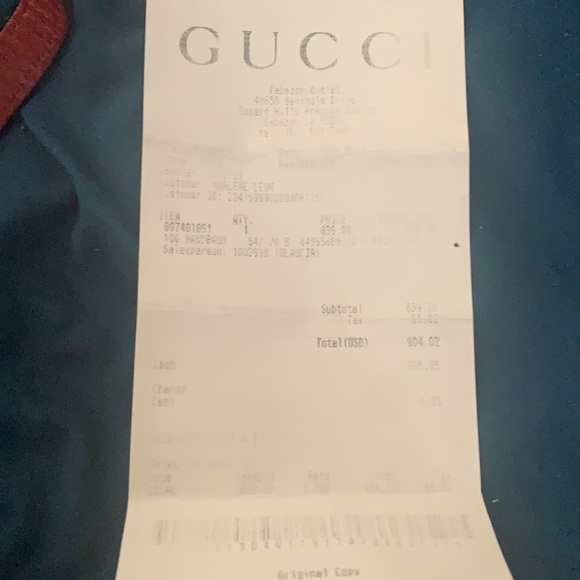 Red Gucci’s hand bag - Picture 13 of 14